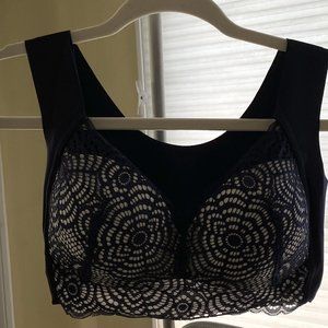 NEW navy blue camisole bra w/wide straps